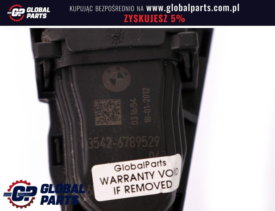 BMW E81 E82 E87 F20 F30 F31 Pedał Gazu Manualna Skrzynia Biegów