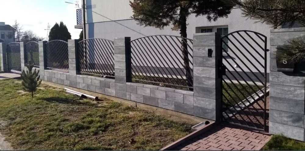 Bloczek GŁADKI 50x20x20 pustak gładki ogrodzenie blok beton Płońsk