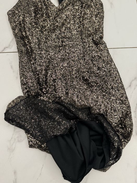 Sukienka zlota Cekiny