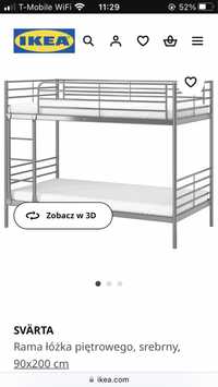 Łóżko piętrowe Ikea 50% ceny