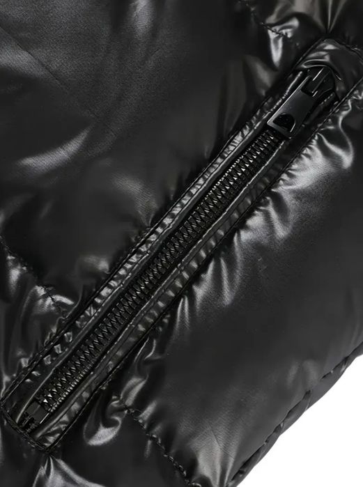 Куртка зимова чоловіча чорна пуховик