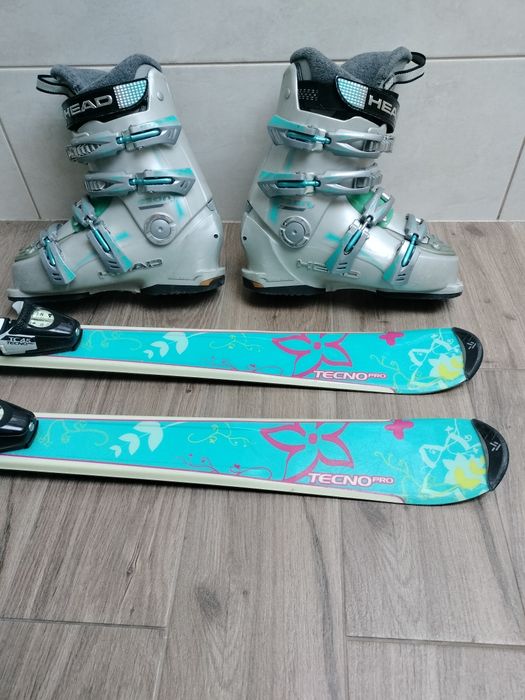 Narty 130 cm + Buty Head - kpt. Dla nastolatki