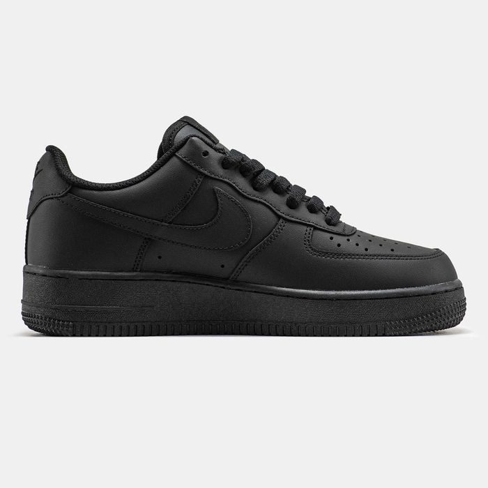 Кросівки Nike Air Force 1 Low Black Premium 36-46 Без Предоплати