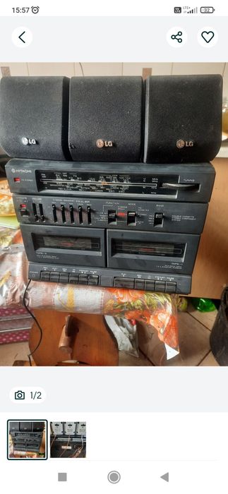 Radio magnetofon Hitachi