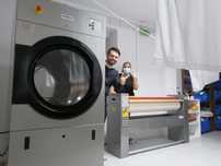 Calandra máquina de lavar roupa e secador industrial lares
