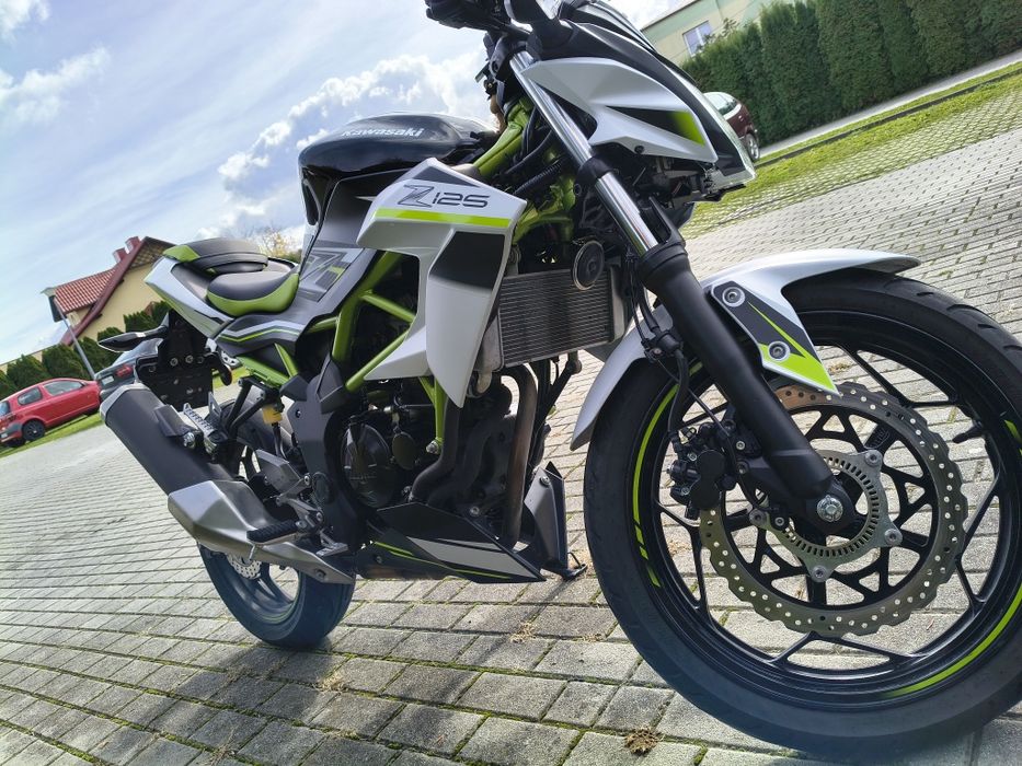 Kawasaki z125, 15 kM 2019 r przebieg 6936km ! + gratisy !