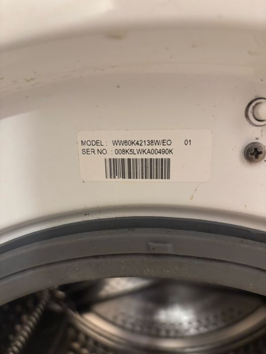 Samsung EcoBubble 6kg – sprawna, uszkodzona uszczelka