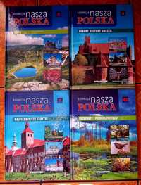 Zestaw czterech książek "Kolekcja Nasza Polska"