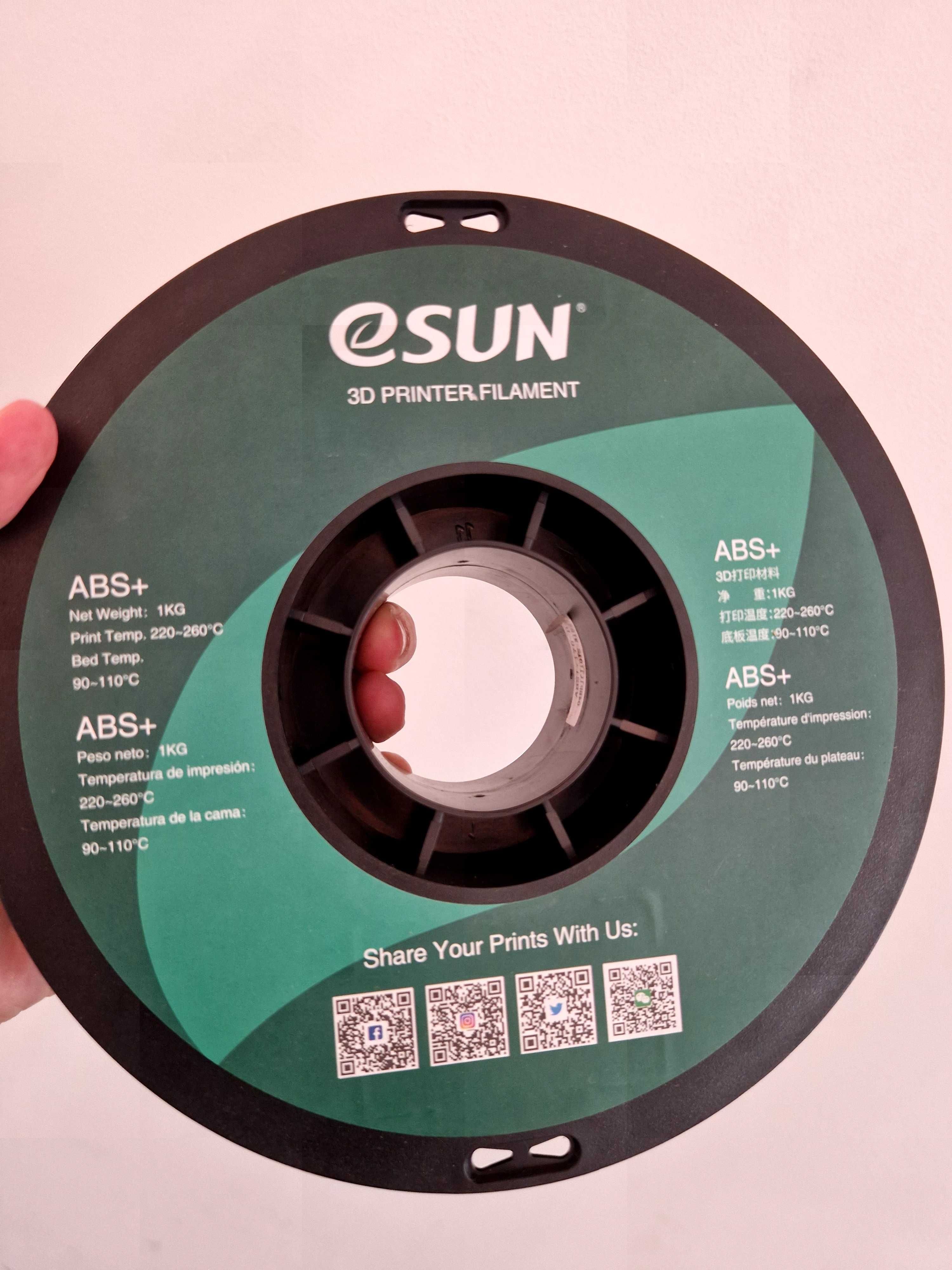 Filamentos para impressão 3D - TPU, ABS+, PETG