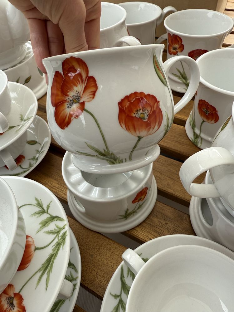Porcelanowy zestaw do herbaty ciasta porcelana filizanki cha cult
