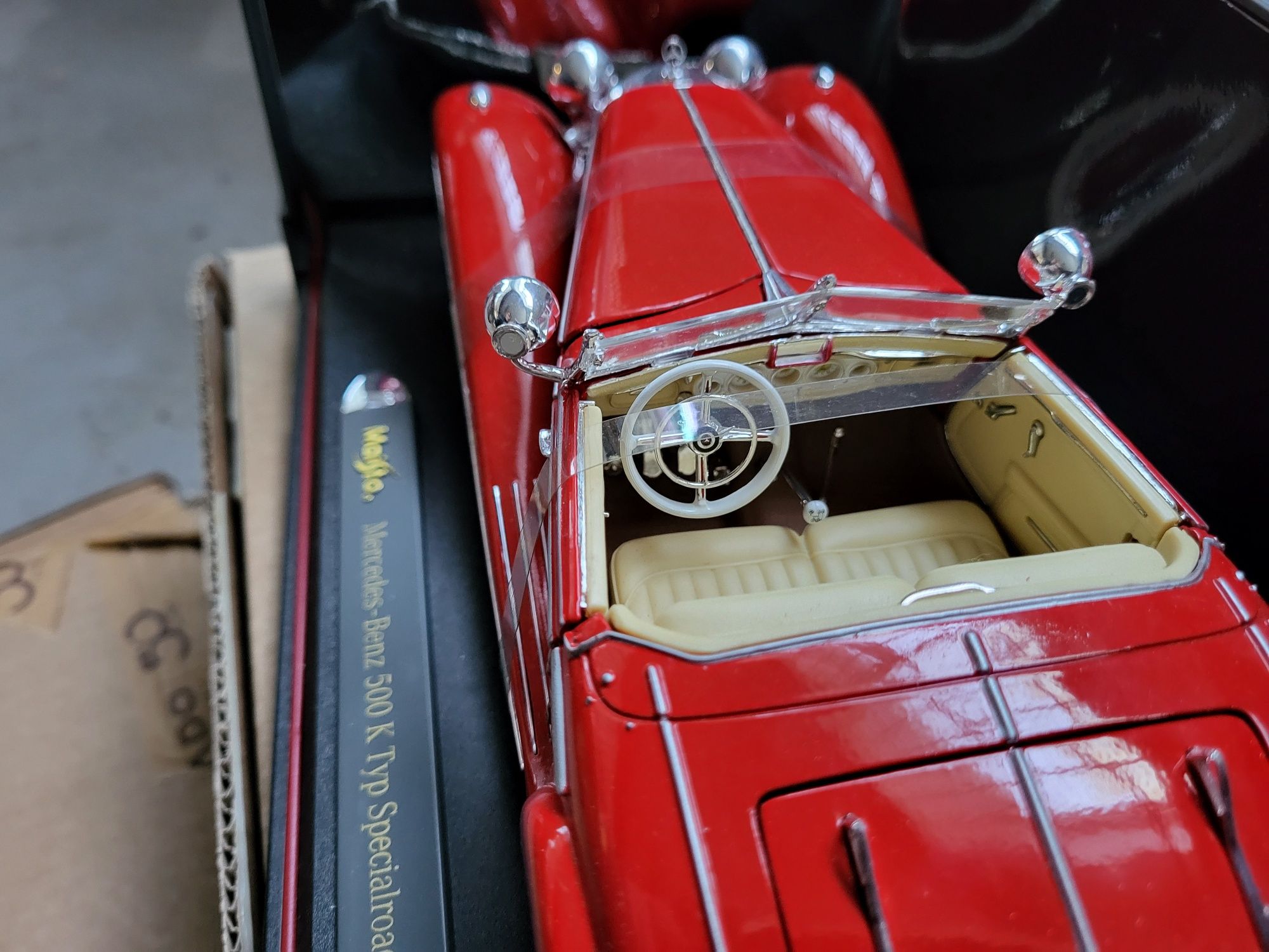Mercedes Benz 500k typ specialroadster 1:18 miniatura