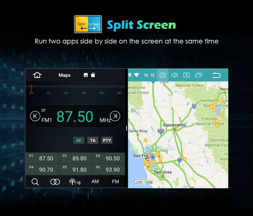 Radio FM RDS DAB+ WiFi DAB+ CarPlay Android MP3 GPS USB SD Ford Focus