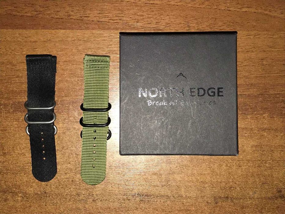 Чоловічий водостійкий тактичний годинник North Edge Apache Green 5BAR