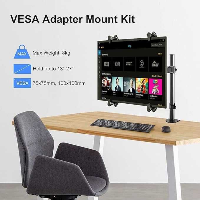Kit adaptador não VESA para monitor