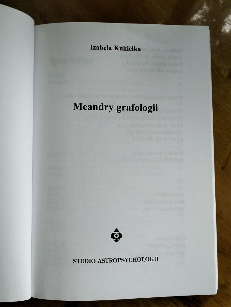 Książka : Meandry grafologii - Izabela Kukiełka