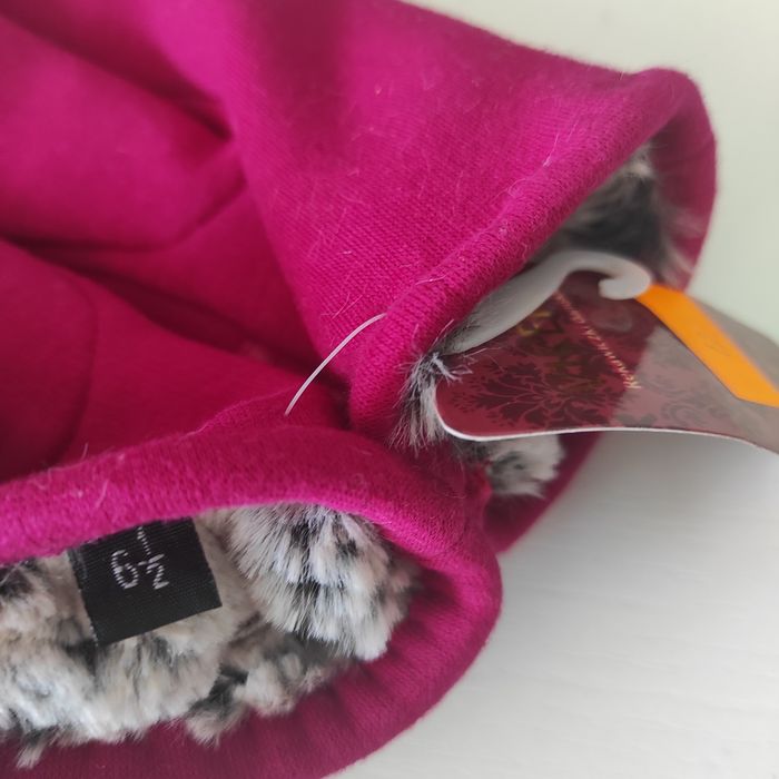 Rękawice damskie rozmiar 6/5, różowe, fuksja