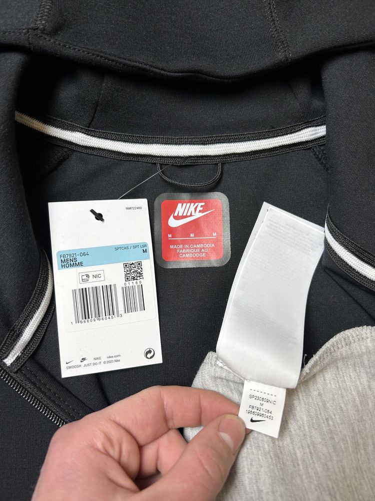 Кофта Nike tech fleece зіпка найк теч фліс
