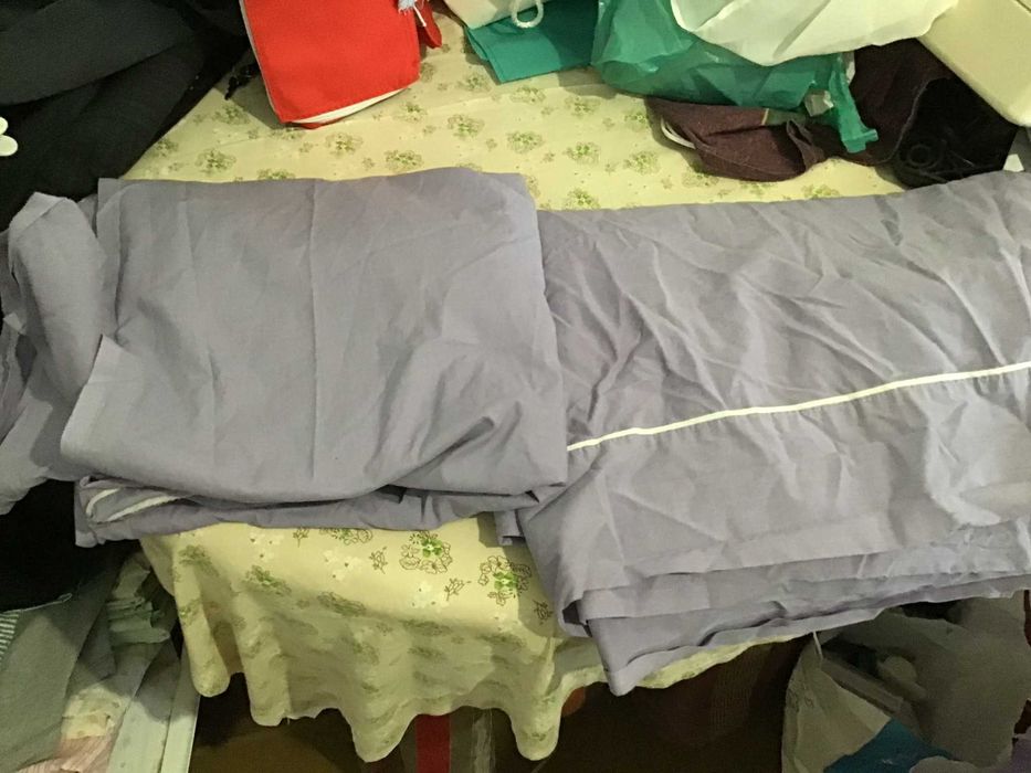 jogo de cama para solteiro tons azul lilas