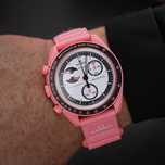 Omega Swatch Pink Moon SO33P100 - second-hand, dobry stan