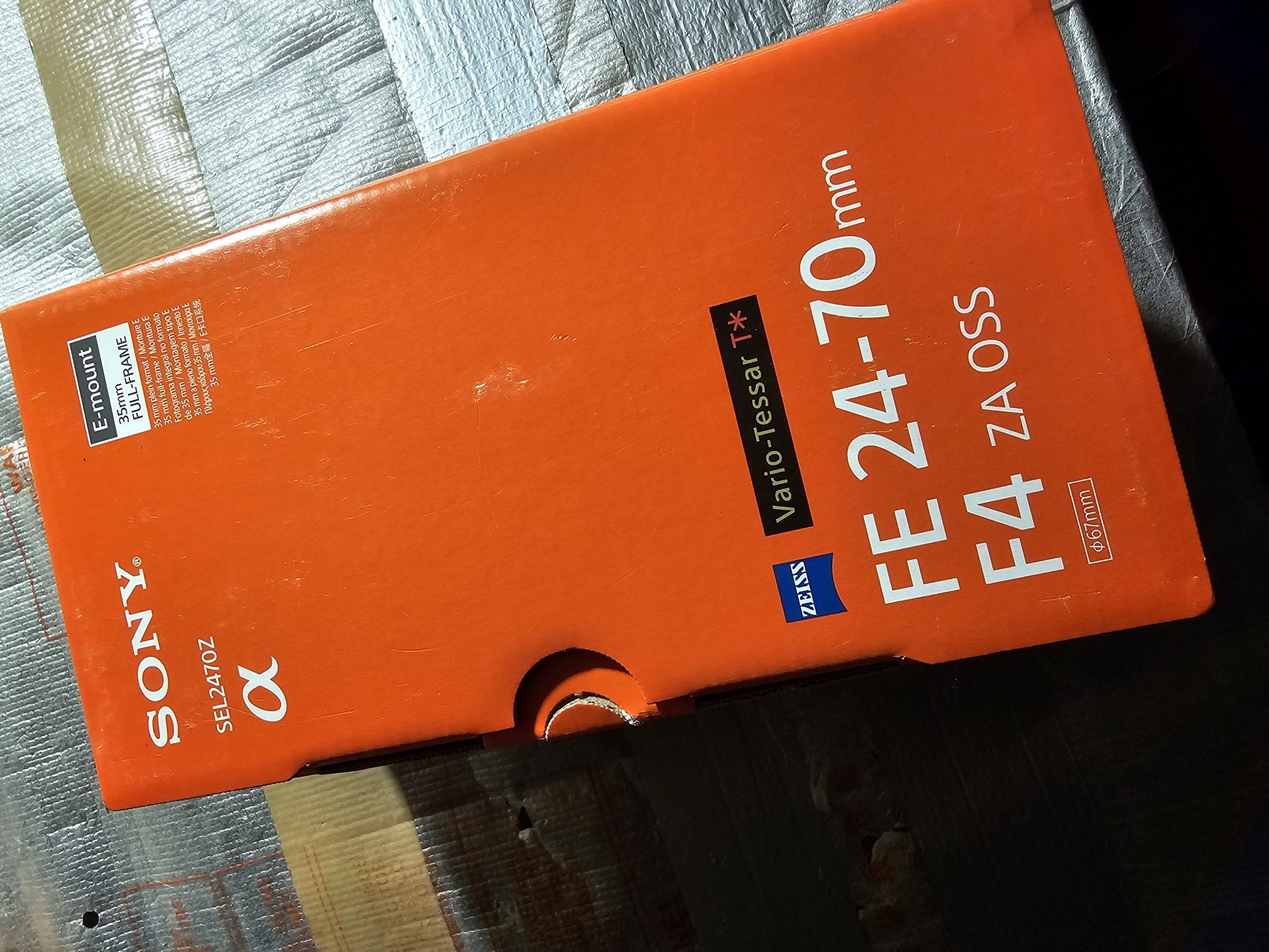 Nowy obiektyw sony 24-70mm F4 zeiss  do sony a-7 pl gw