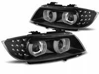 LAMPY REFLEKTORY BMW E90/91 09-11 DRL BLACK XENON