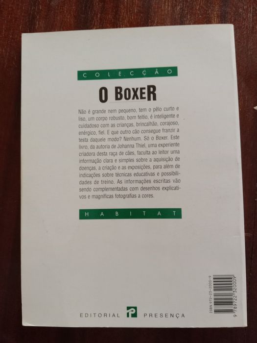 Livro "O Boxer".