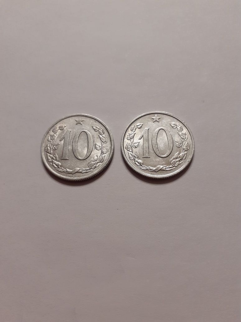 10 halerzy Czechosłowacja 1962r, 1963r.1968,1969