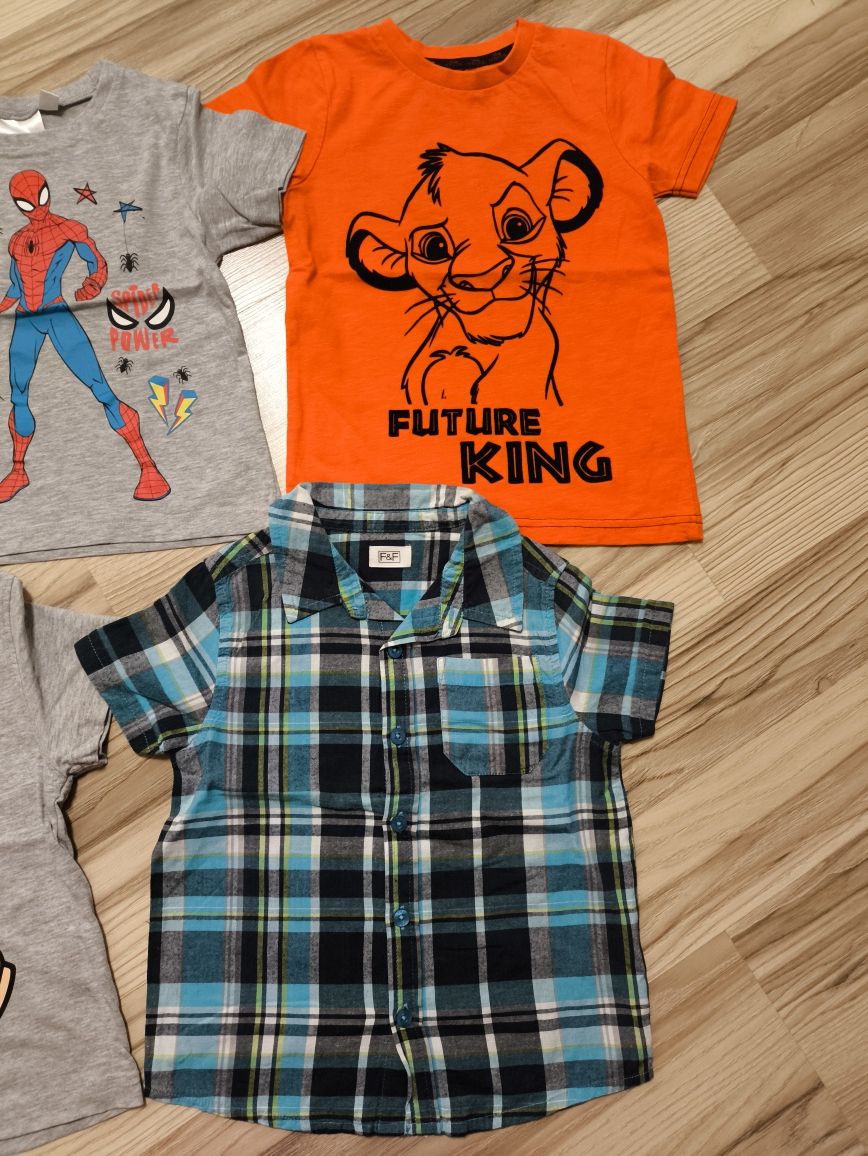 Jak nowe koszulki t-shirty chłopięce r.98/104 Psi Patrol Spiderman...