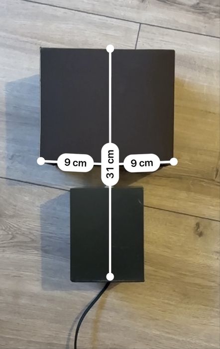 Lampka nocna czarna