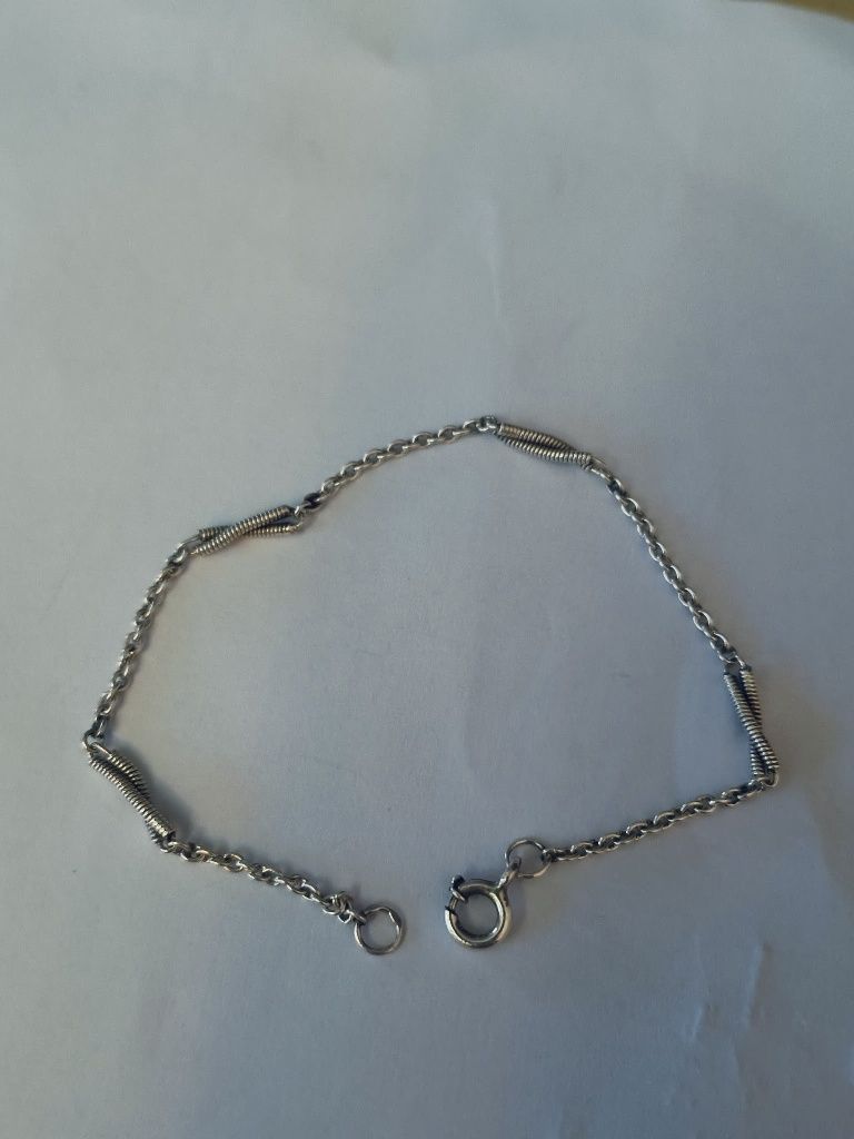 Pulseira prata antiga