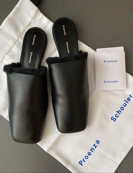 Proenza schouler нові мюлі на овчині 37