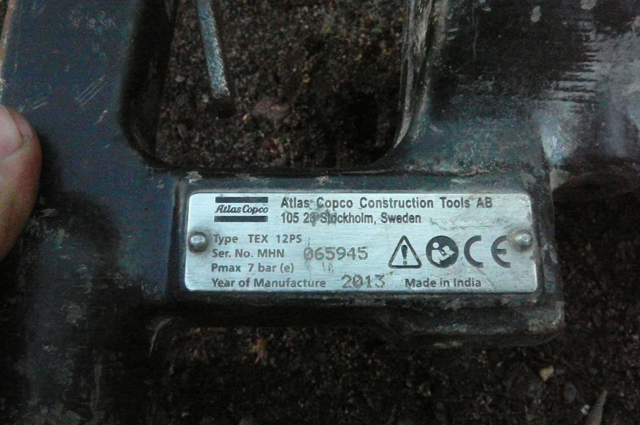 Młot Pneumatyczny Atlas Copco TEX 12 PS