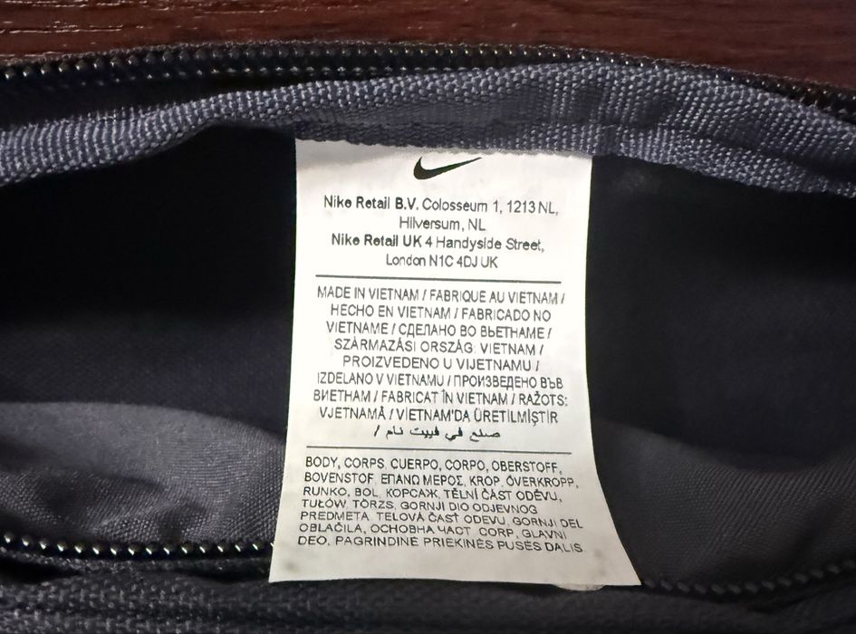 Сумка-бананка на пояс Nike Heritage Waistpack (DB0490-015)