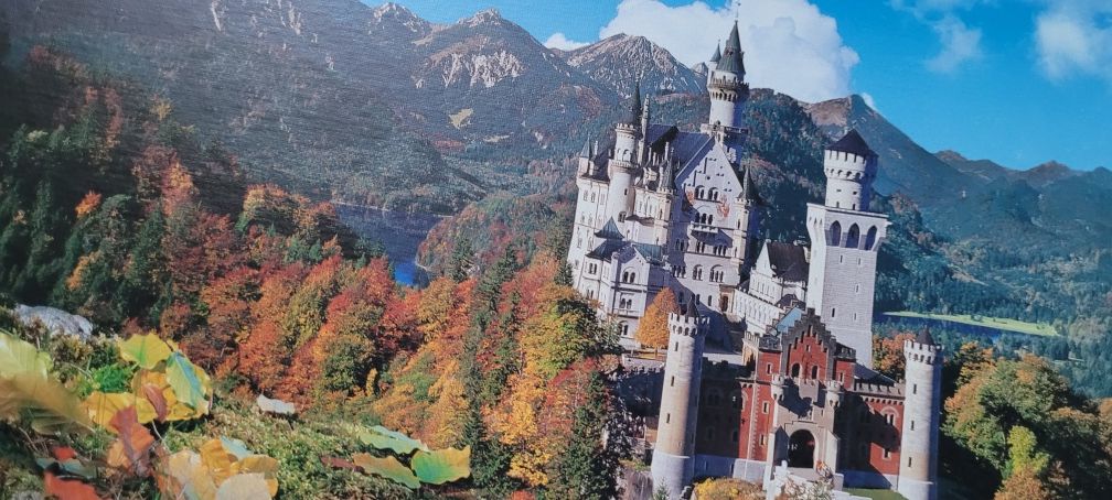 Grube Puzzle 1000 elementów Zamek Neuschwanstein