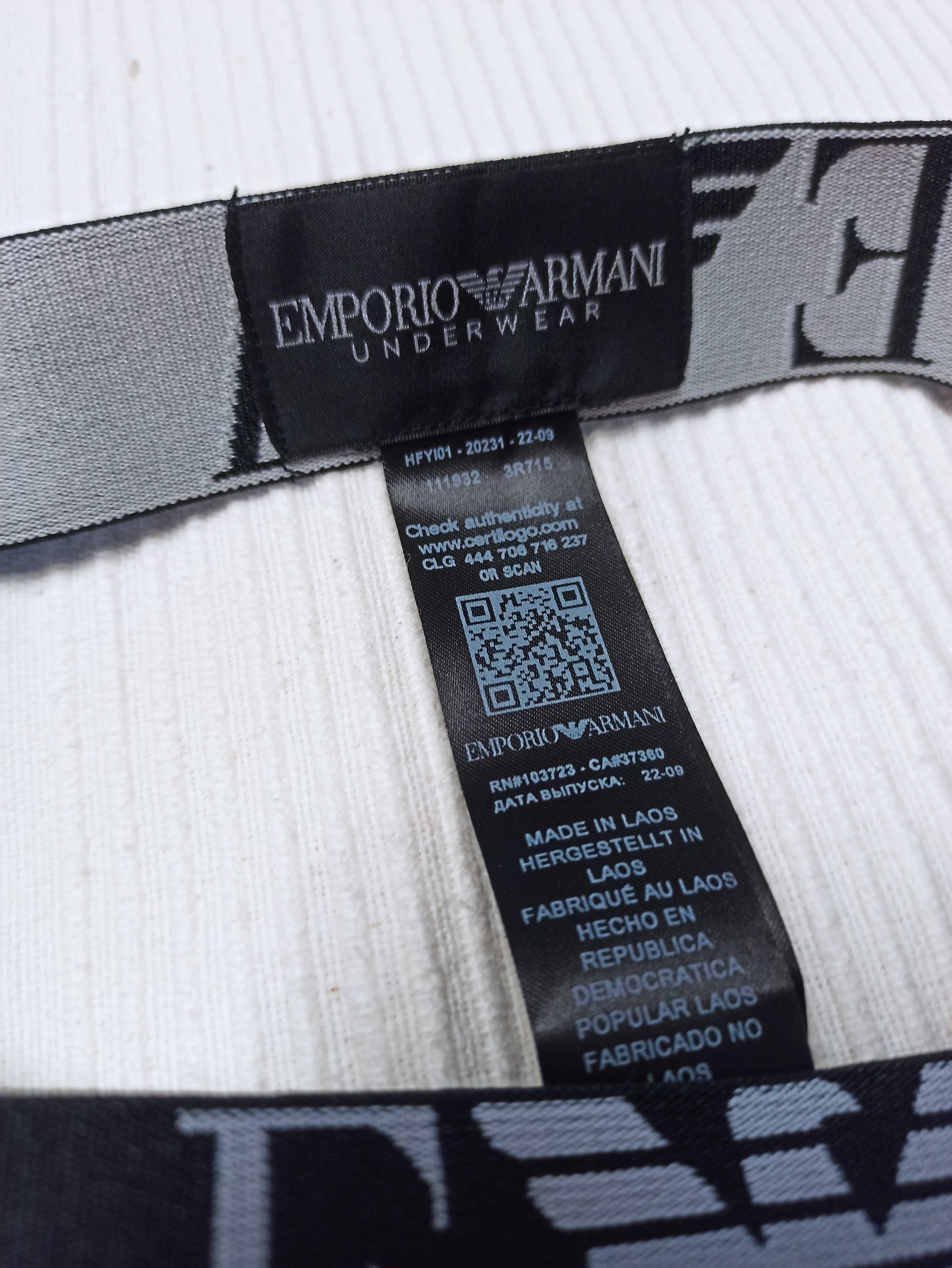 Jockstrapy czarne Emporio Armani rozm M bielizna męska jockstrap sport