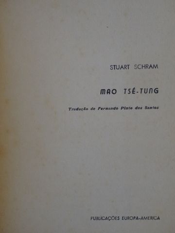 Mao Tsé-Tung de Stuart Schram