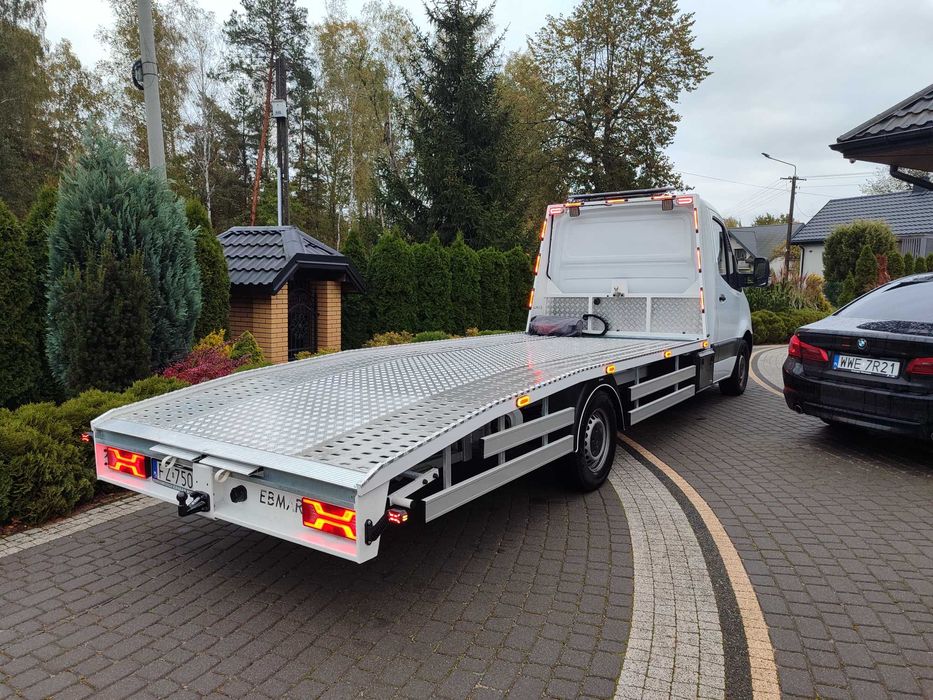 MERCEDES SPRINTER 12.2020 r Salon PL AUTO LAWETA Nowy najazd