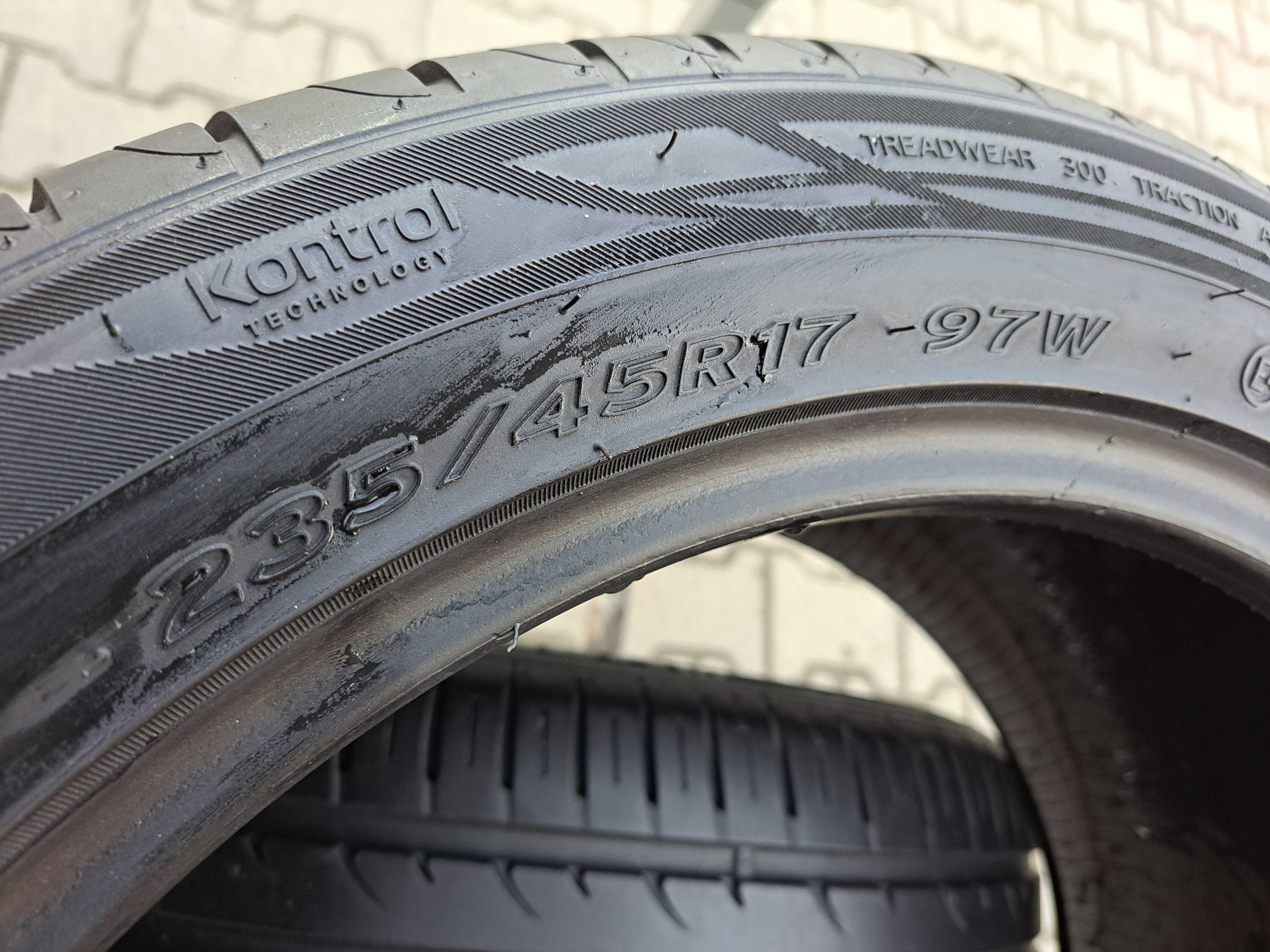 Opony Letnie 235/45R17 Hankook  235/45/17 2szt Polecam!!