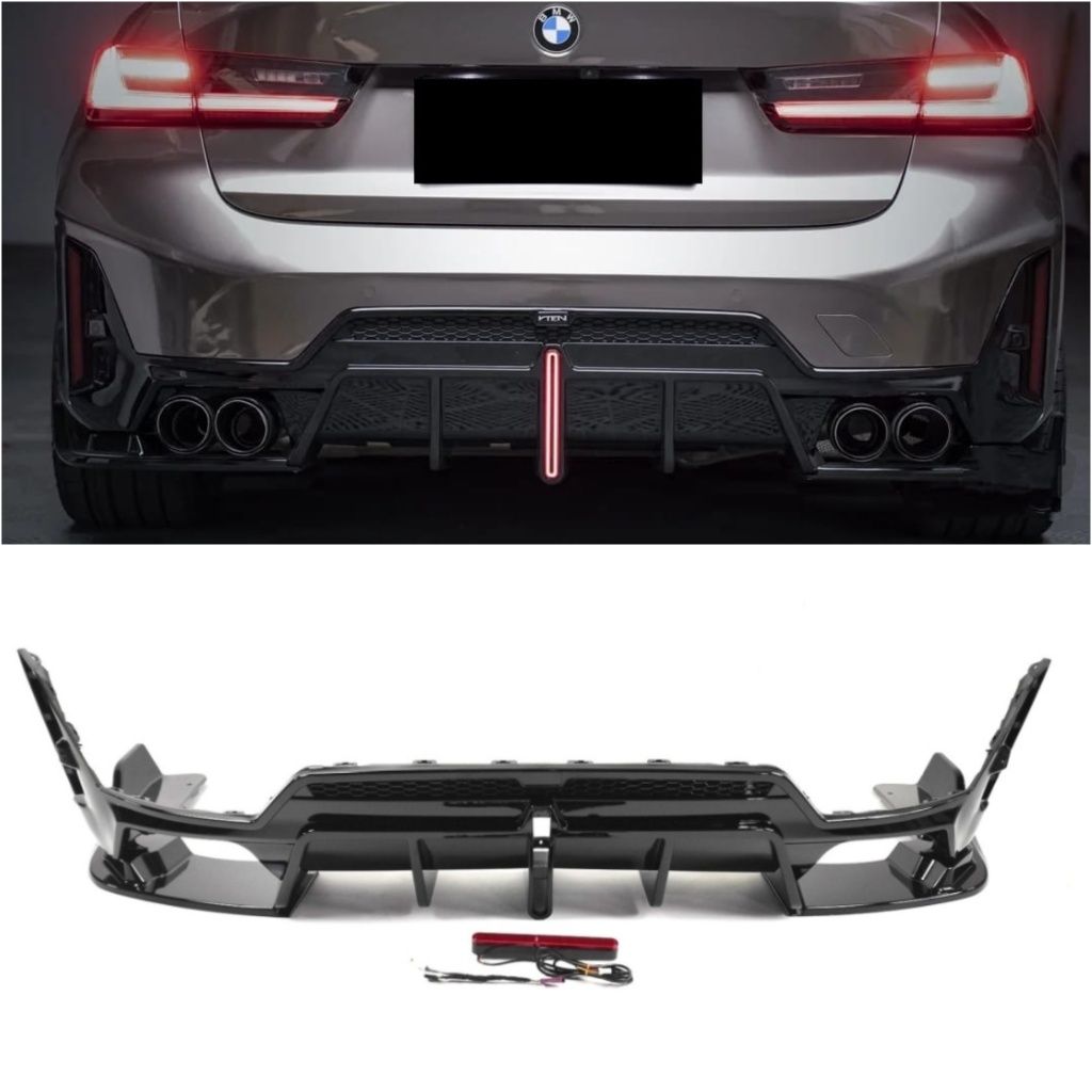 Диффузор заднего бампера BMW G20 G21 M paket LCI рест
 для BMW G20 G21