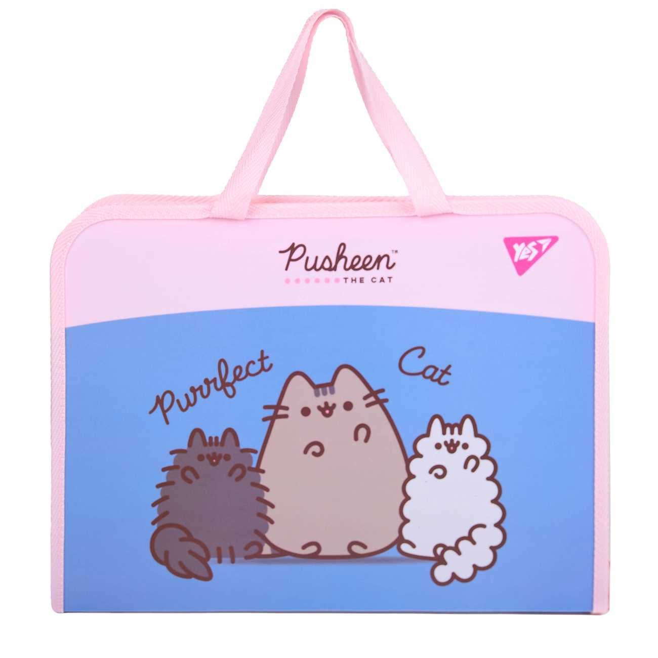 Папка-портфель YES FC на блискавці Minecraft Pusheen