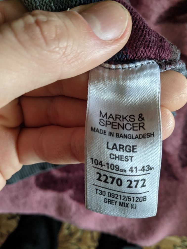 Мастерка куртка Свитер Marks & Spencer