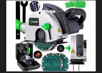 BRUZDOWNICA do betonu laser 2 tarcze 3100W
