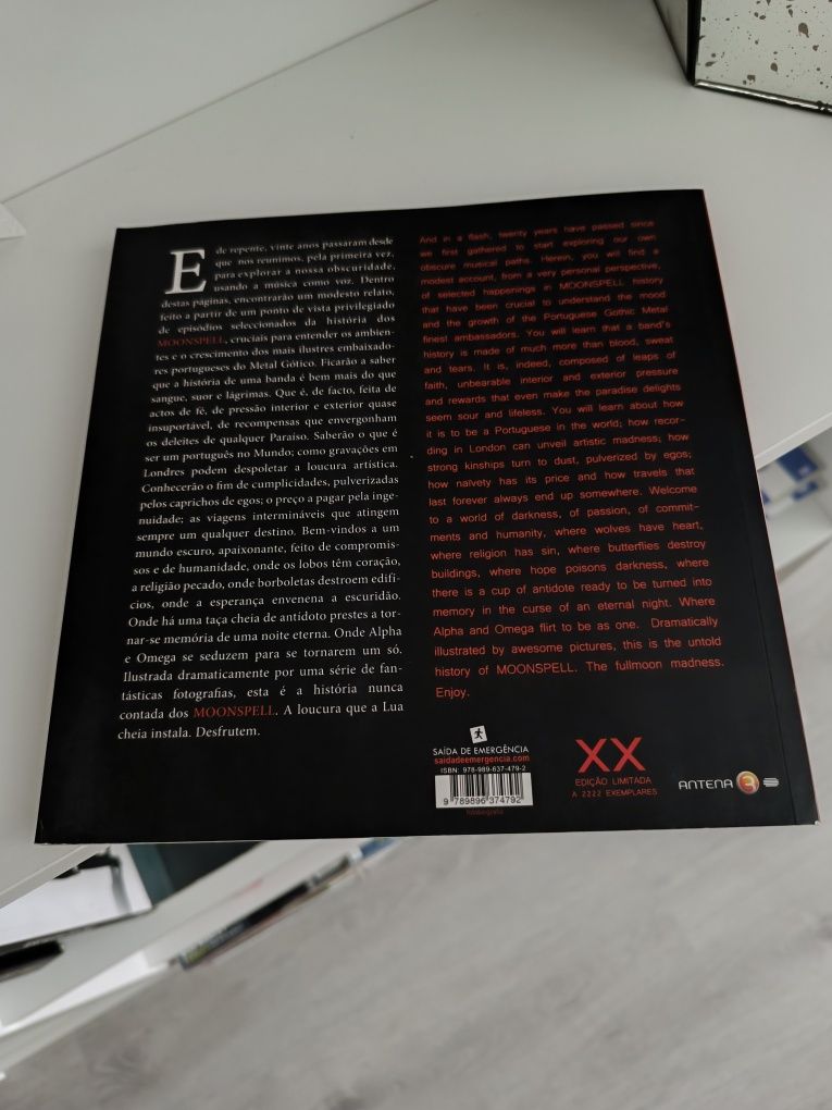Vendo Livro Moonspell XX