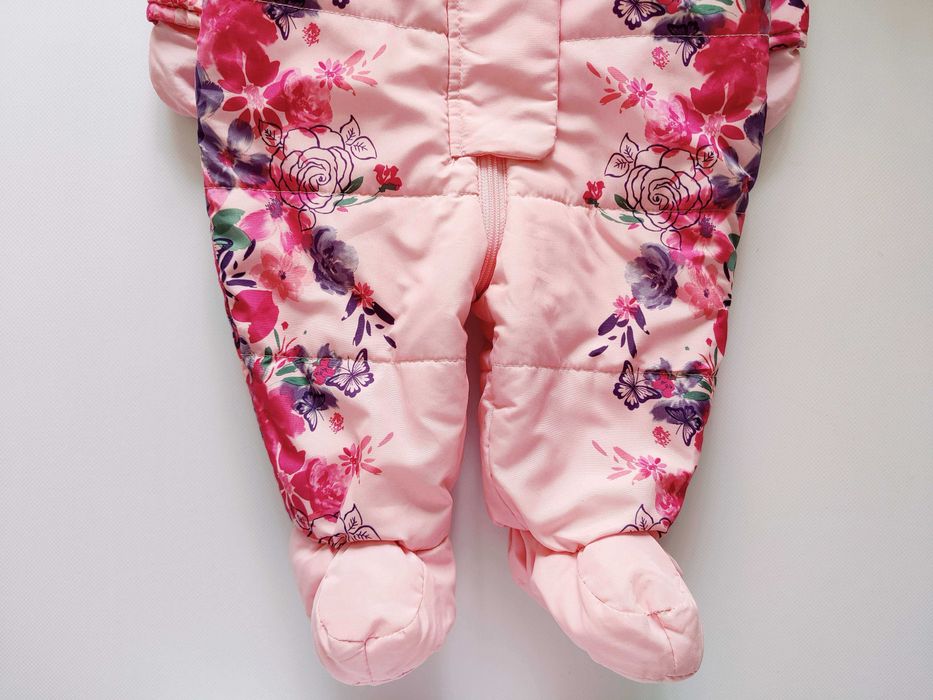 6,9 міс, зріст 68,74 Красивий демісезонний комбінезон дівчинці