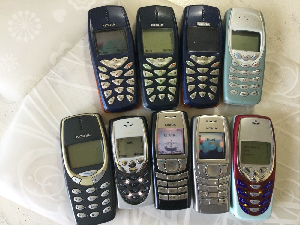 Nokia 8310 и Nokia 8210;7360;1100;7390 и другие.