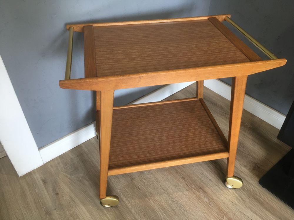 Barek stolik pomocniczy vintage design mid century lata 60