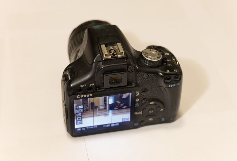 фотоаппарат Canon 500D с объективом 18-55mm
