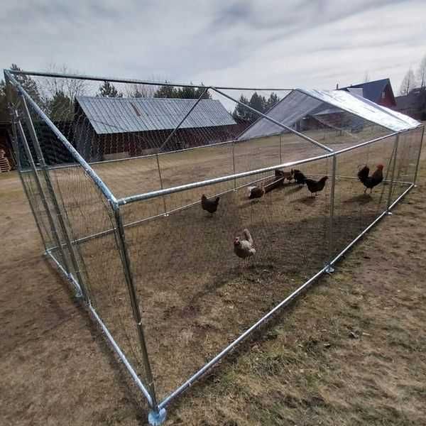 Klatka Wybieg Woliera dla drobiu Kur Kaczek Królików 3x2/3x3/3x6/3x8