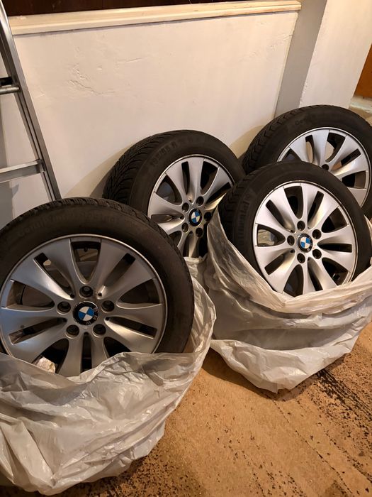 Felgi BMW z oponami Continental r16 Oryginalne