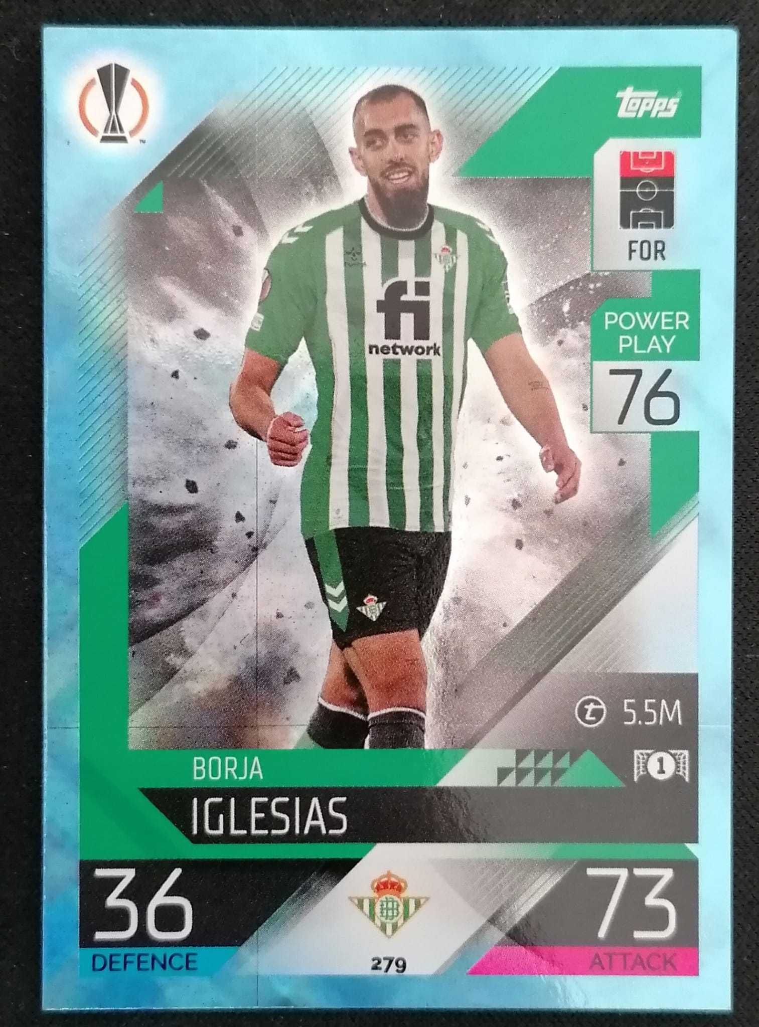 Crystal 276 Borja Iglesias - Match Attax 2022/23